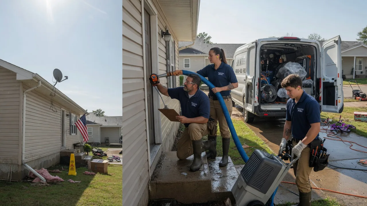 Ceiling Water Damage Restoration in Lisbon, ME near me